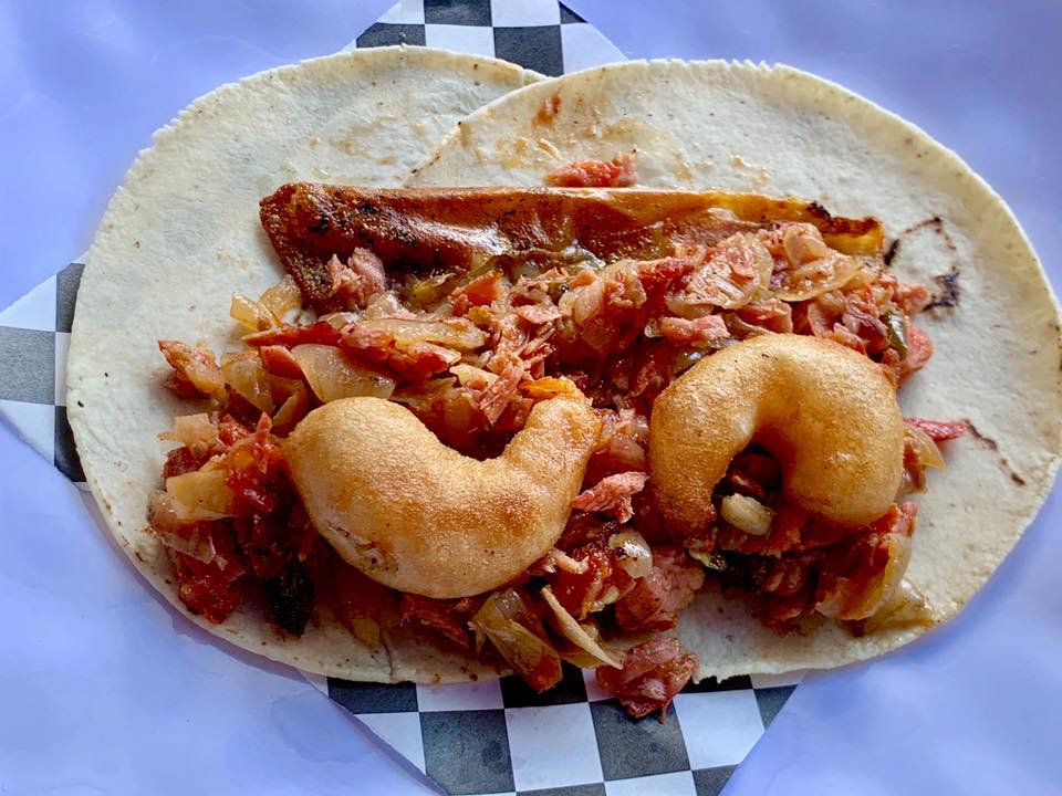 Fish Taco.Santo Pescado restaurante. cuernavaca