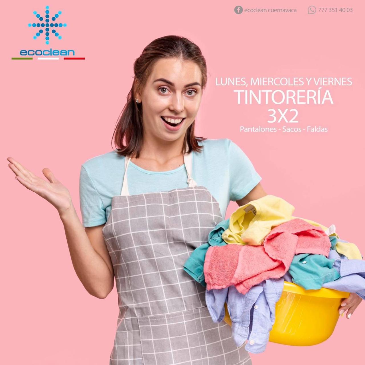 Ecoclean Cuernavaca promo tintoreria
